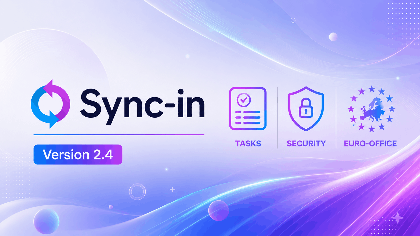 Euro-office integration and tasks in Sync-in
