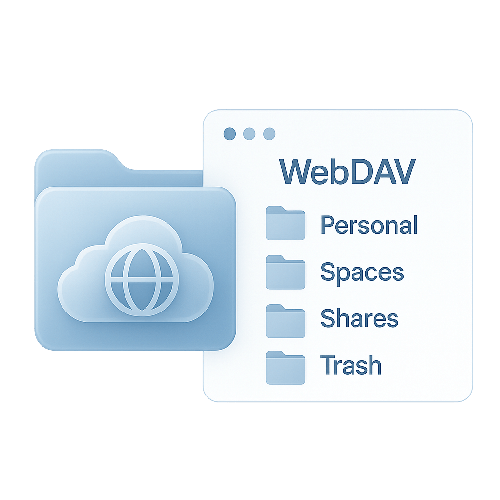 Sync-in WebDAV access interface